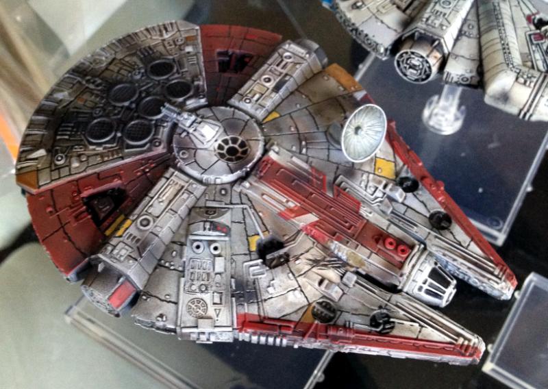 Custom, Fantasy Flight, Miniatures Game, XWing YT1900 custom paint